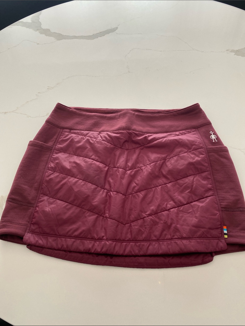 Insulated Quilted Women’s Skirt in Berry